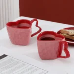 ⁦كوب السيراميك مع مقبض قلب⁩ - الصورة ⁦5⁩