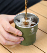 ⁦300 مللي كوب قهوة تخييم من الفولاذ المقاوم للصدأ⁩ - الصورة ⁦3⁩