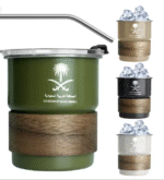 300 مللي كوب قهوة تخييم من الفولاذ المقاوم للصدأ